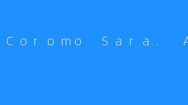 Coromo Sara. ASMR